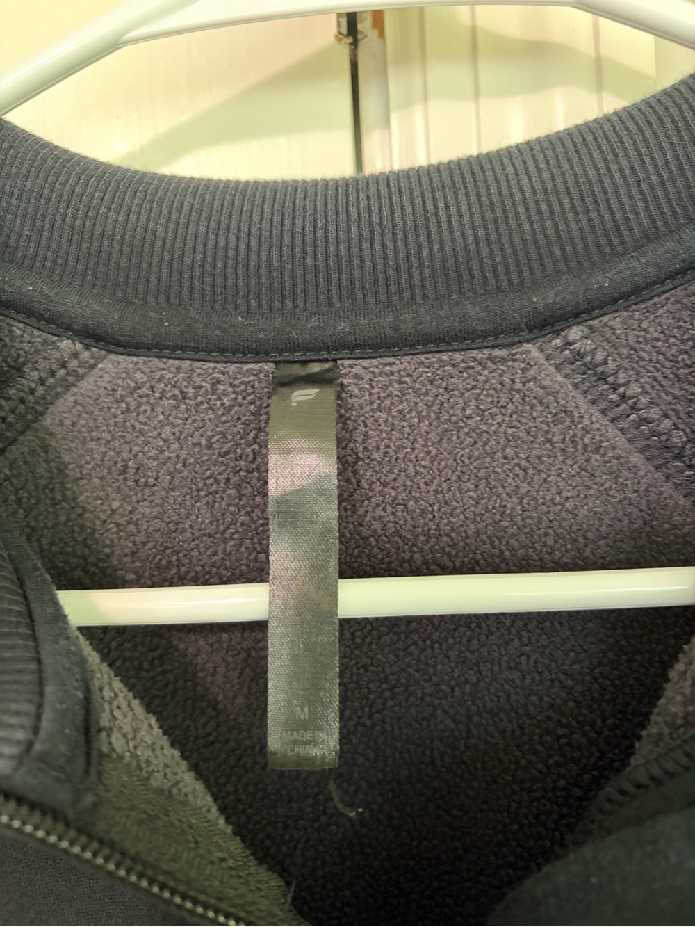 Fabletics Black Quarter-Zip Pullover Sweatshirt - Picture 3 of 3